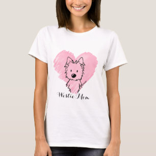 KiniArt Westie Mum T-Shirt