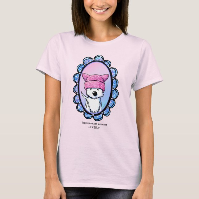 KiniArt Westie Princess T-Shirt (Front)
