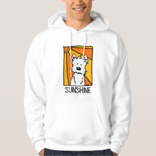 KiniArt Westie Sunshine T-Shirt Hoodie