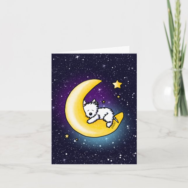 KiniArt Westie Terrier Card (Front)