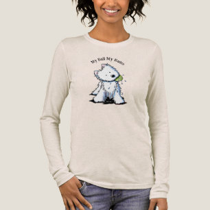 KiniArt Westie Terrier Tri-Blend Shirt