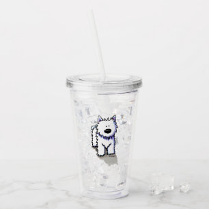 KiniArt Westie The Dog Acrylic Tumbler