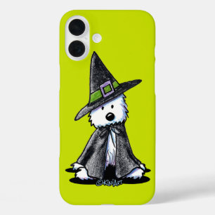KiniArt Westie Witch iPhone 16 Plus Case
