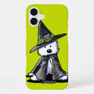 KiniArt Westie Witch iPhone 16 Plus Case