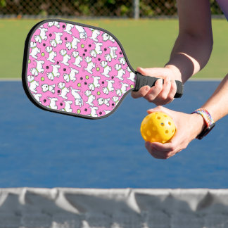 KiniArt Westies Pink Pickleball Paddle