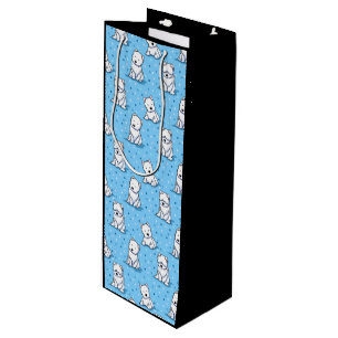 KiniArt Westies Wine Gift Bag