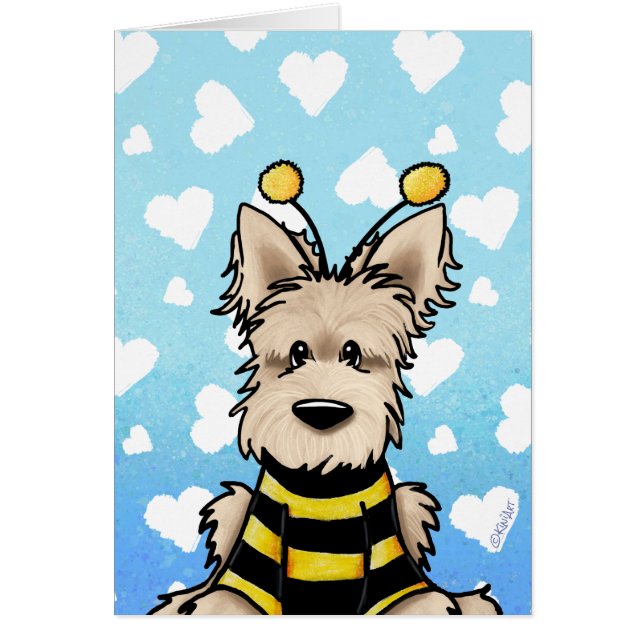 KiniArt Wheaten Scottie Dog Bee (Front)