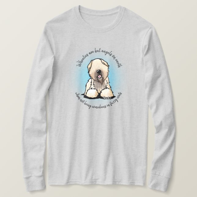 KiniArt Wheaten Terrier T-Shirt (Design Front)