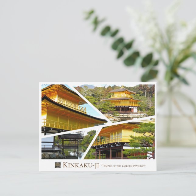 Kinkaku-ji (Kun-ji) Postcard (Standing Front)