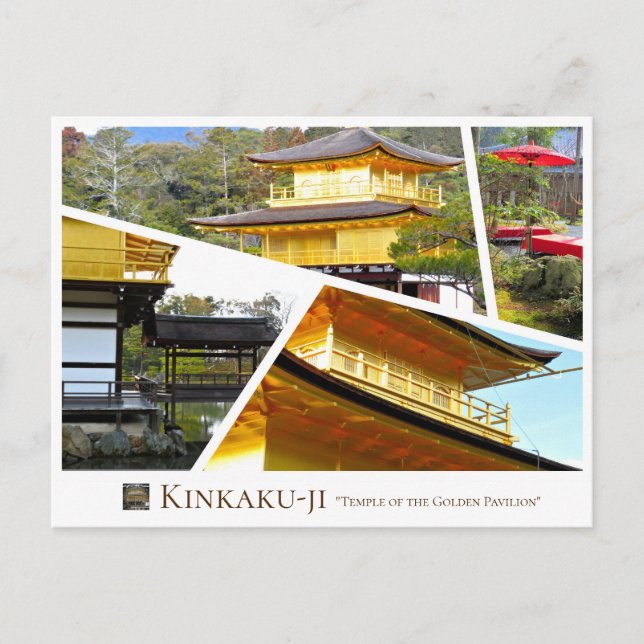 Kinkaku-ji (Kun-ji) Postcard (Front)