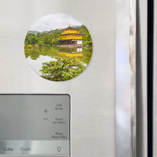 Kinkaku-ji Or Golden Pavilion And Pond, Kyoto Magnet