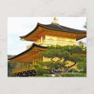 Kinkaku-ji Temple("Temple of the Golden Pavilion") Postcard