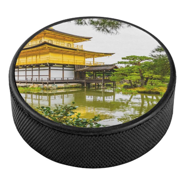 Kinkaku-ji, the golden pavilion, Kyoto Hockey Puck (3/4)