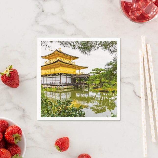 Kinkaku-ji, the golden pavilion, Kyoto Napkin (Insitu)