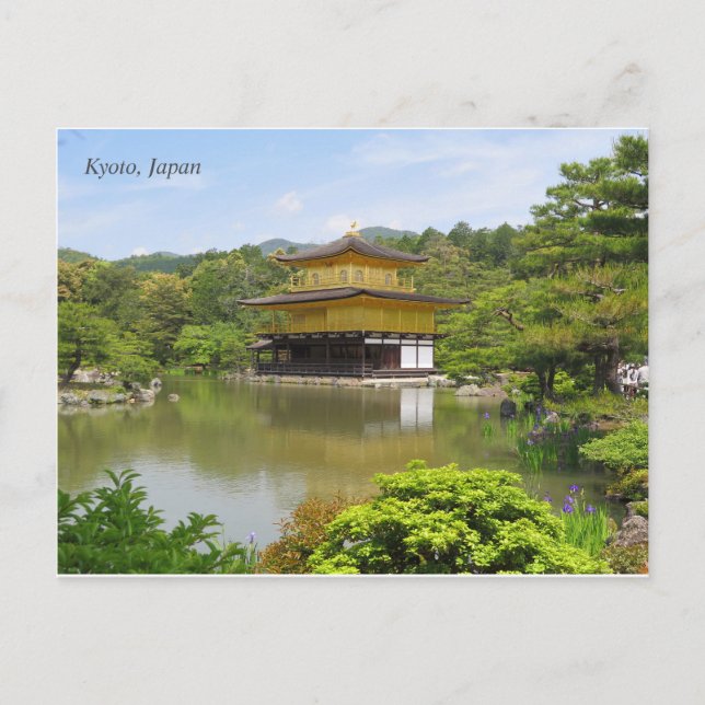Kinkaku-ji the Golden Pavilion Temple Kyoto Postcard (Front)