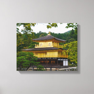 Kinkaku-ju (Golden Pavillion), Kyoto Canvas Print