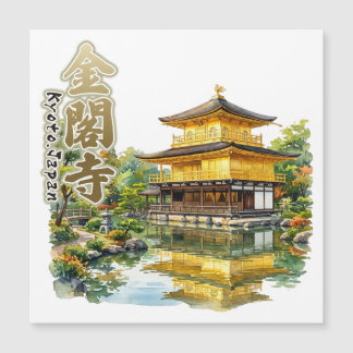 KINKAKU-temple,KYOTO,JAPAN watercolor illustration