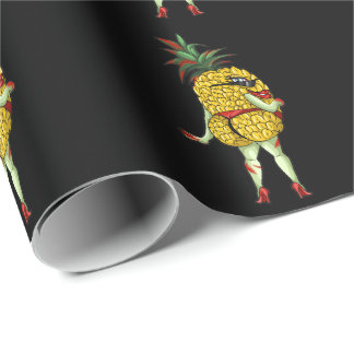Kinky Adult Swinger Fruity Pineapple Wrapping Paper