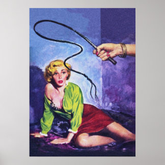 Kinky Homosexual Lover Pulp Magazine Cover Art Poster