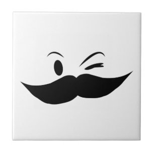 Kinky Moustache Tile