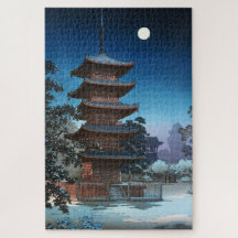 Kinryuzan Temple in Asakusa by Tsuchiya Koitsu