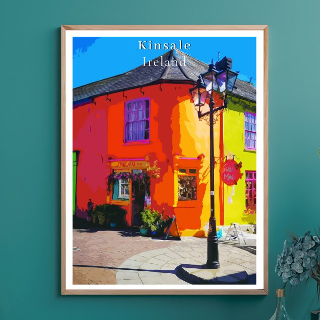 Kinsale Cork Ireland Retro Style  Poster (Creator Uploaded)