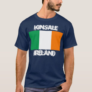 Kinsale, Ireland with Irish flag T-Shirt