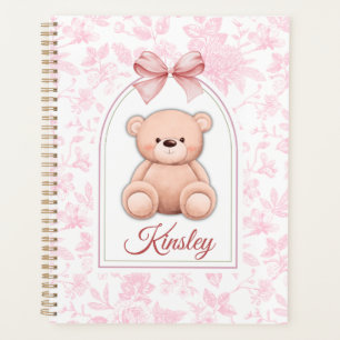Kinsley Custom Pink Teddy Bear Nursery Design Planner