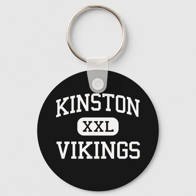 Kinston - Vikings - High - Kinston North Carolina Key Ring (Front)