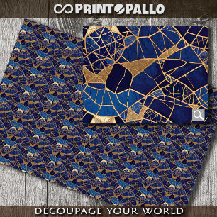 Kintsugi glass pattern background -  tissue paper