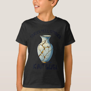 Kintsugi Kintsukuroi Imperfect Japanese Art Motiva T-Shirt