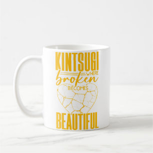 Kintsugi  Kintsukuroi Imperfect Japanese Art Potte Coffee Mug