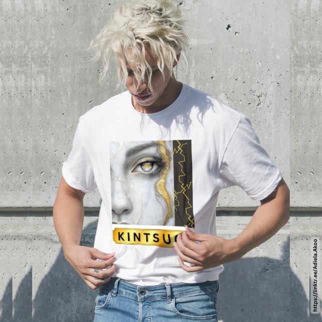 KINTSUGI Mens T-Shirt (KINTSUGI t-shirts By Poet Adiela Akoo - great gifts - 
reminding you that you are resilent)