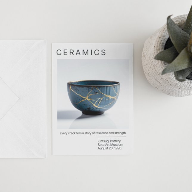 Kintsugi Pottery Post Card (Creator Uploaded)