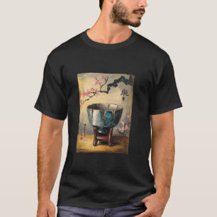 Kintsugi Repair Pot Gold Japanese Culture Pottery  T-Shirt