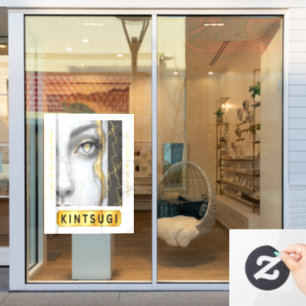 Kintsugi Window Cling