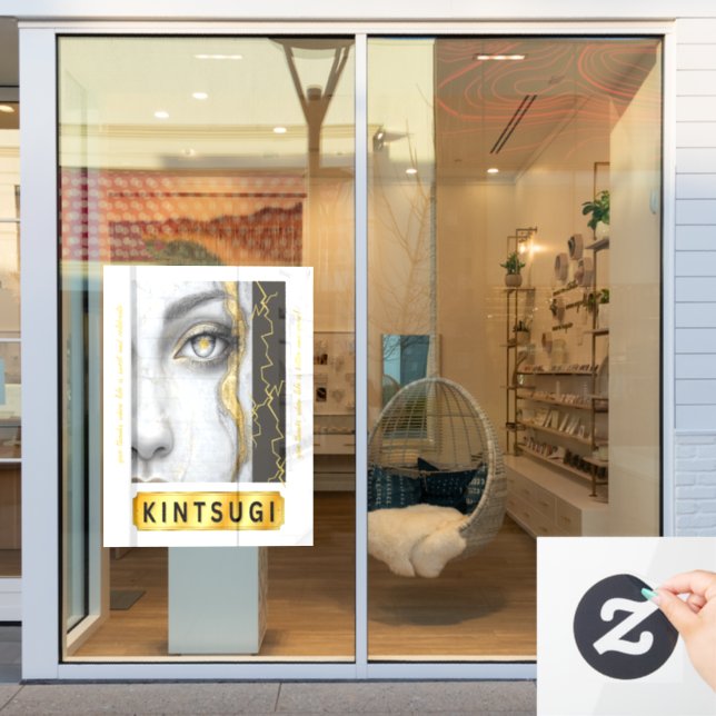 Kintsugi Window Cling (Store Window)