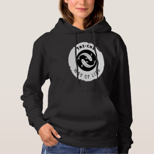 Kio Fish Tai Chi Ying Yang Balance Taoism Meditati Hoodie