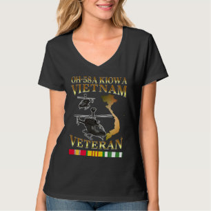 Kiowa helicopter Oh 58 Kiowa Vietnam veteran T-Shirt
