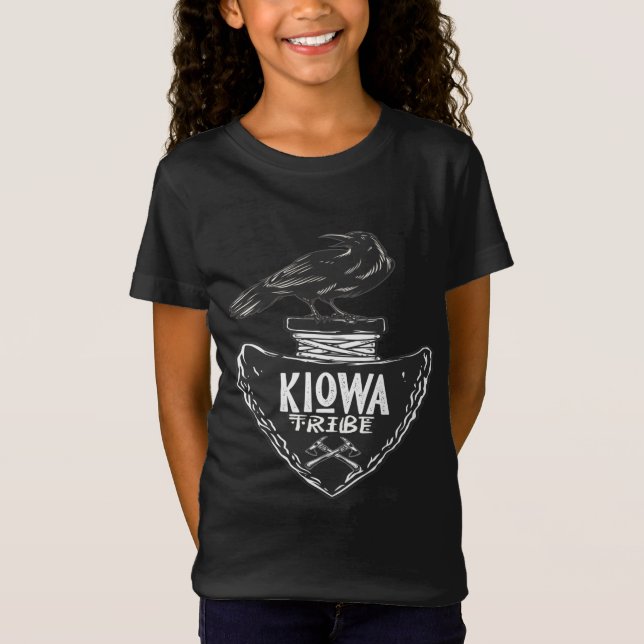 kiowa tribe - Native American Raven Spirit T-Shirt (Front)