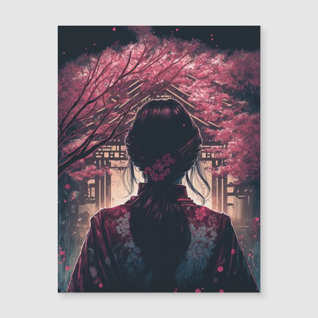 Kira Kirschblossom - magnetic card (Front)