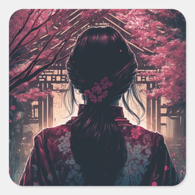 Kira Kirschblossom - sticker (Front)