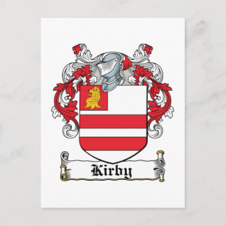 Kirby Family Crest Postcard