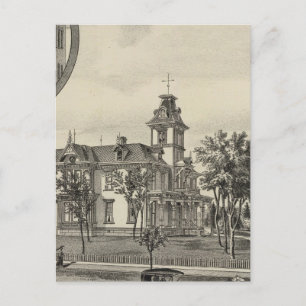 Kirby residence and Bank, Abilene, Kansas Postcard