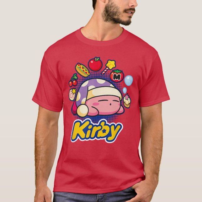 Kirby Sleeping Dreaming About Manyasty Littlerinke T-Shirt (Front)