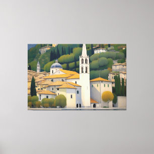 Kirche Cassone Gustav Klimt Painting Captivating Canvas Print