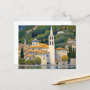 Kirche Cassone Gustav Klimt Painting Captivating  Postcard