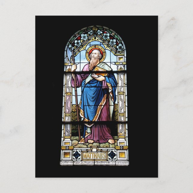 Kirchenfenster Postkarte Postcard (Front)