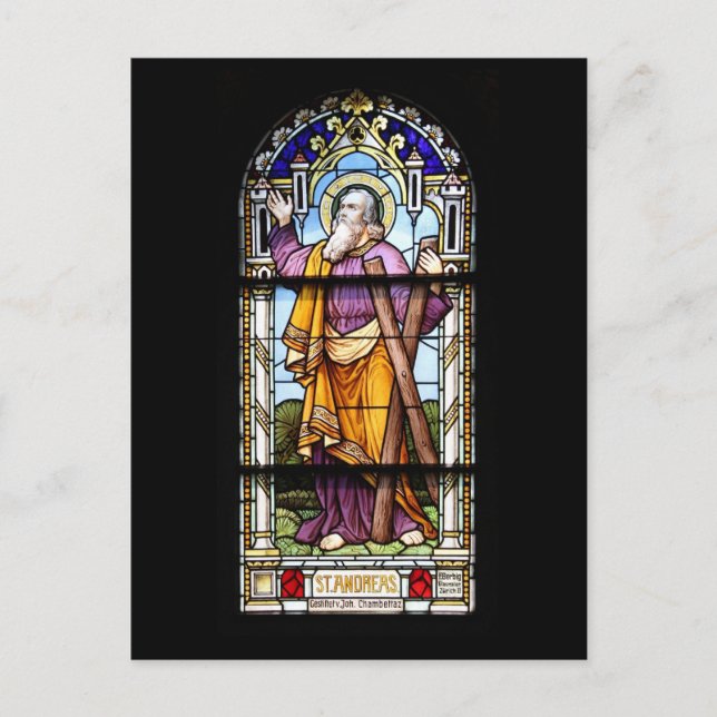 Kirchenfenster Postkarte Postcard (Front)