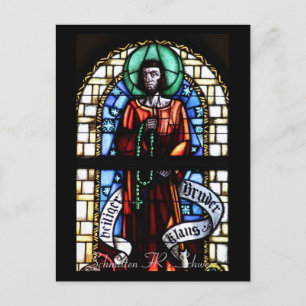 Kirchenfenster Postkarte Postcard